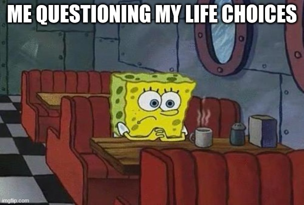 Questioning life choices meme