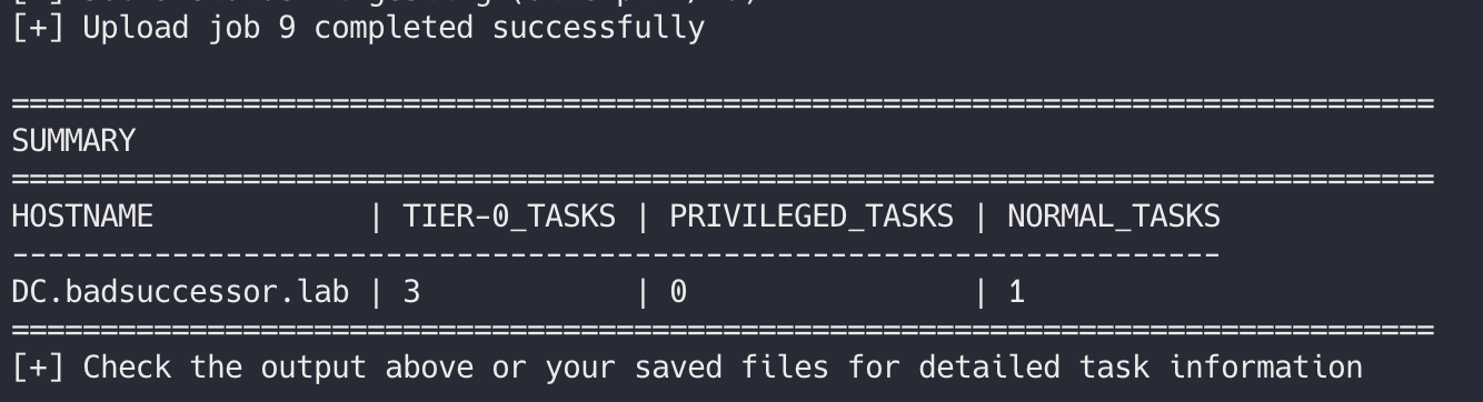 TaskHound summary screenshot