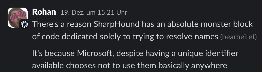 SpecterOps Slack Screenshot