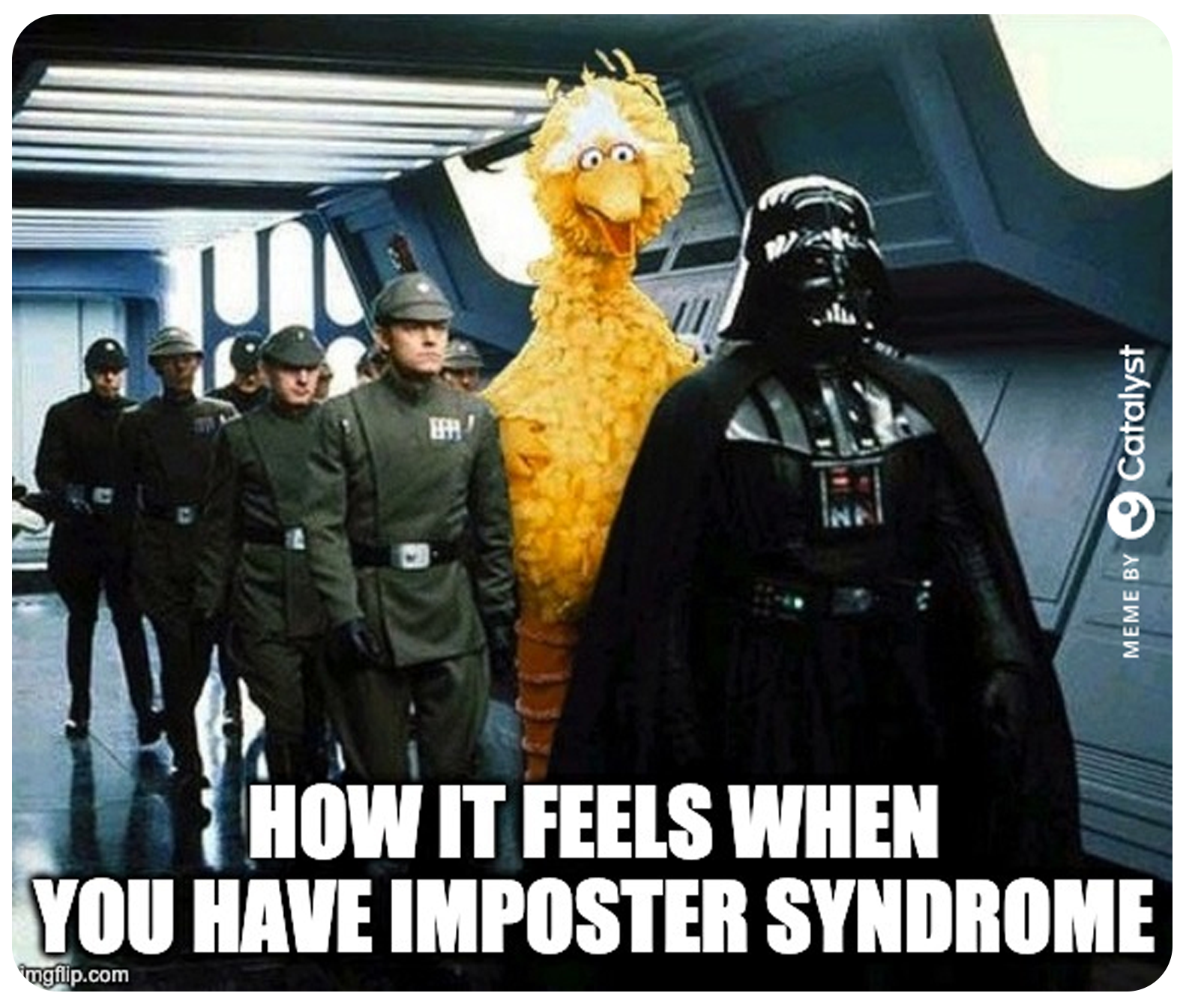 Impostor syndrome meme